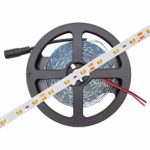 HitLights Warm White LED Light Strip, 3528-16.4 Feet, 300 LEDs, 3000K, 72 Lumens per Foot. 12V DC Tape Light