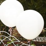 GuassLee Giant Balloons 36-Inch white balloons – 6 Big latex balloons for Birthdays Wedding and Event Decorations