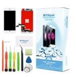 Premium Screen Replacement For iPhone 7 Plus (5.5 inch) – 3D Touch LCD Complete Repair Kits -LCD Touch Digitizer Display Glass Replacement With Tempered Glass, Tools, Instruction (White)