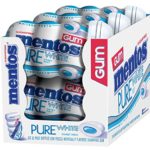 Mentos Pure White Sugar-Free Chewing Gum with Xylitol, Sweet Mint, Non Melting, 50 Piece Bottle (Pack of 6)
