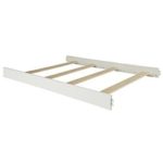 Full Size Conversion Kit Bed Rails for Pali Design Bergamo, Bolzano, Gardena, Lucca, Marina, Torino, Treviso, Volterra & Wendy Cribs – White