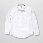 French Toast Boys’ Long Sleeve Poplin Dress Shirt