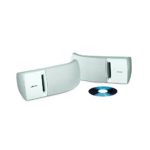 Bose 161 speaker system (pair, white) – ideal for stereo or home theater use