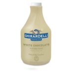 Ghirardelli White Chocolate Flavored Sauce | 89.4 fl oz. | Desserts & Ice Cream