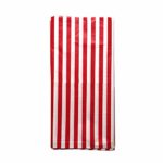 JINSEY Pack of 3 Plastic Red White Stripe Print Tablecloths – 3 Pack – Party Picnic Table Covers