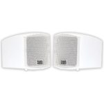 Acoustic Audio AA321W Surround Speakers, White, Set of 2