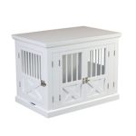zoovilla PTH0662020110 Triple Door Dog Crate, Medium, White