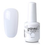 Elite99 Gel Nail Polish Soak Off White Gel Nail Varnish Cure under UV LED Nail Lamp Nail Art Manicure