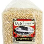 Dutchman’s Popcorn – Small Hulless White Popcorn Kernels – Four Pound Refill Bag, Old Fashioned and Non GMO, Family Grown, Gluten Free, Microwaveable, Stovetop and Air Popper Friendly