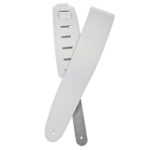 Planet Waves Basic Classic Leather Guitar Strap, White