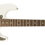 Squier by Fender Affinity Stratocaster Beginner Electric Guitar HSS – Rosewood Fingerboard, Olympic White