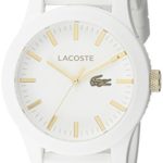 Lacoste Men’s 2010819 Lacoste.12.12 Analog Display Quartz White Watch