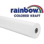 Rainbow Duo-Finish Kraft Paper Roll, 40 lb, 48 Inches x 200 Feet, White