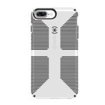 Speck Products 79242-1909 CandyShell Grip iPhone 8 Plus Case, Also fits iPhone 7 Plus, 6S/6 Plus – White/Black