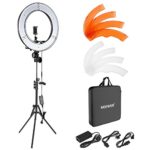 Neewer Camera Photo Video Lighting Kit: 18 inches/48 Centimeters Outer 55W 5500K Dimmable LED Ring Light, Light Stand, Bluetooth Receiver for Smartphone, YouTube, Vine Self-Portrait Video Shooting