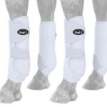Tough 1 Extreme Vented Sport Boots Set, White, Medium