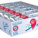 AirHeads Candy Individually Wrapped Bars, White Mystery, Party, Halloween, 0.55 Ounce (Bulk Pack of 36)