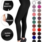 Sejora Satina High Waisted Leggings – 25 Colors – Super Soft Full Length Opaque Slim