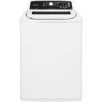 Top Load Washer, White, 44-1/4″ H