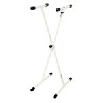 Stage Rocker Powered by Hamilton SR524000W Single X Style Keyboard Stand – White