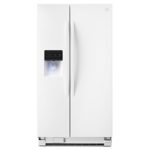Kenmore 50022 25.4 cu. ft. Side-by-Side Refrigerator in White, includes delivery and hookup