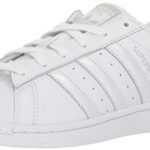 adidas Originals Women’s Superstar Shoes Sneaker, White/Grey, 8.5 M US