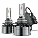 9006/HB4 LED Headlight Bulbs Conversion Kit, Marsauto M2 Series Super Bright Low Beam/Fog Light Bulb with Fan, CANbus-Ready IP67 CSP Chips 8000LM 6000K Xenon White 2-Pack