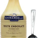 Ghirardelli – White Flavored Sauce, 89.4 Ounce Bottle – with Limited Edition Measuring Spoon