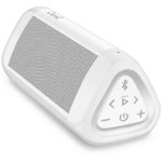 OontZ Angle 3 ULTRA : Portable Bluetooth Speaker 14-Watts deliver Bigger Bass and Hi-Quality Sound, 100ft Wireless Range, Play two together for Music in Dual Stereo, IPX-6 Splashproof White