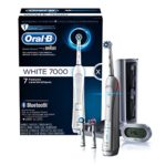 Oral-B WHITE 7000 SmartSeries Power Rechargeable Electric Toothbrush with Bluetooth Connectivity, Powered by Braun