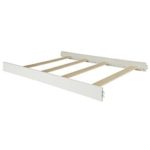 Full Size Conversion Kit Bed Rails for Sorelle Vista Elite 4-in-1 Cribs – White