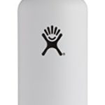 Hydro Flask 24 oz Double Wall Vacuum Insulated Stainless Steel Leak Proof Sports Water Bottle, Standard Mouth with BPA Free Flex Cap, White