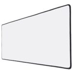 XYK White Gaming Mouse Pad Large Size (800x300x3mm) Extended Gamer Mouse Mat with Non-Slip Rubber Base, Special-Textured Surface, Support for Computer, PC and Laptop – White