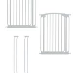Dreambaby Extra Tall Gate, Two Gates and Two Extensions Value Pack, White