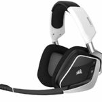 CORSAIR Void PRO RGB Wireless Gaming Headset – Dolby 7.1 Surround Sound Headphones for PC – Discord Certified – 50mm Drivers – White