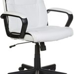 AmazonBasics Mid-Back Office Chair, White
