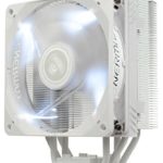 Enermax ETS-T40 Fit Outstanding Cooling Performance CPU Cooler 200W Intel/AMD 120mm Dual Cluster Fans Included, LED Fan – White, ETS-T40F-W