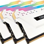 CORSAIR Vengeance RGB PRO 32GB (4x8GB) DDR4 3200MHz C16 LED Desktop Memory – White