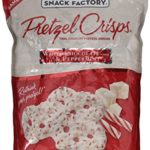 Snack Factory Pretzel Crisps White Chocolate & Peppermint Flavor (LARGE 20 Oz Bag)