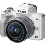 Canon EOS M50 Mirrorless Camera Kit w/ EF-M15-45mm Lens and 4K Video (White)