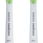 Genuine Philips Sonicare Premium White replacement toothbrush heads, HX9062/65, BrushSync technology, White, 2 Count, Pack of 1