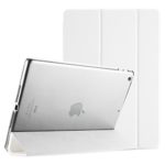 ProCase iPad 9.7 Case 2018 iPad 6th Generation Case / 2017 iPad 5th Generation Case – Ultra Slim Lightweight Stand Case with Translucent Frosted Back Smart Cover for Apple iPad 9.7 Inch –White