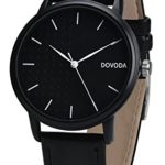 DOVODA Watches for Men Casual Classy Quartz Analog Leather Watch