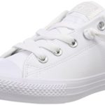 Converse Boys’ Chuck Taylor All Star Street Slip On Low Top Sneaker, White, 5 M US Toddler