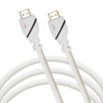 Jumbl High-Speed HDMI Category 2 Premium Cable (25 Feet) Supports 3D & 4K Resolution, Ethernet, 1080P and Audio Return – White