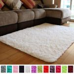 PAGISOFE Soft Comfy White Area Rugs for Bedroom Living Room Fluffy Shag Fur Carpet for Kids Nursery Plush Shaggy Rug Fuzzy Decorative Floor Rugs Contemporary Luxury Large Accent Rug 4′ x 5′,?White?