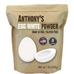 Anthony’s Egg White Powder (1lb), Non-GMO, Gluten Free, Made in USA