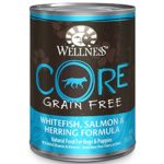 Wellness Core Natural Wet Grain Free Canned Dog Food, Salmon, Whitefish & Herring, 12.5-Ounce Can (Pack Of 12)