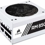 CORSAIR RMX White Series (2018), RM850x, 850 Watt, 80+ Gold Certified, Fully Modular Power Supply – White
