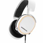 SteelSeries Arctis 5 (2019 Edition) RGB Illuminated Gaming Headset with DTS Headphone:X v2.0 Surround for PC and PlayStation 4 – White